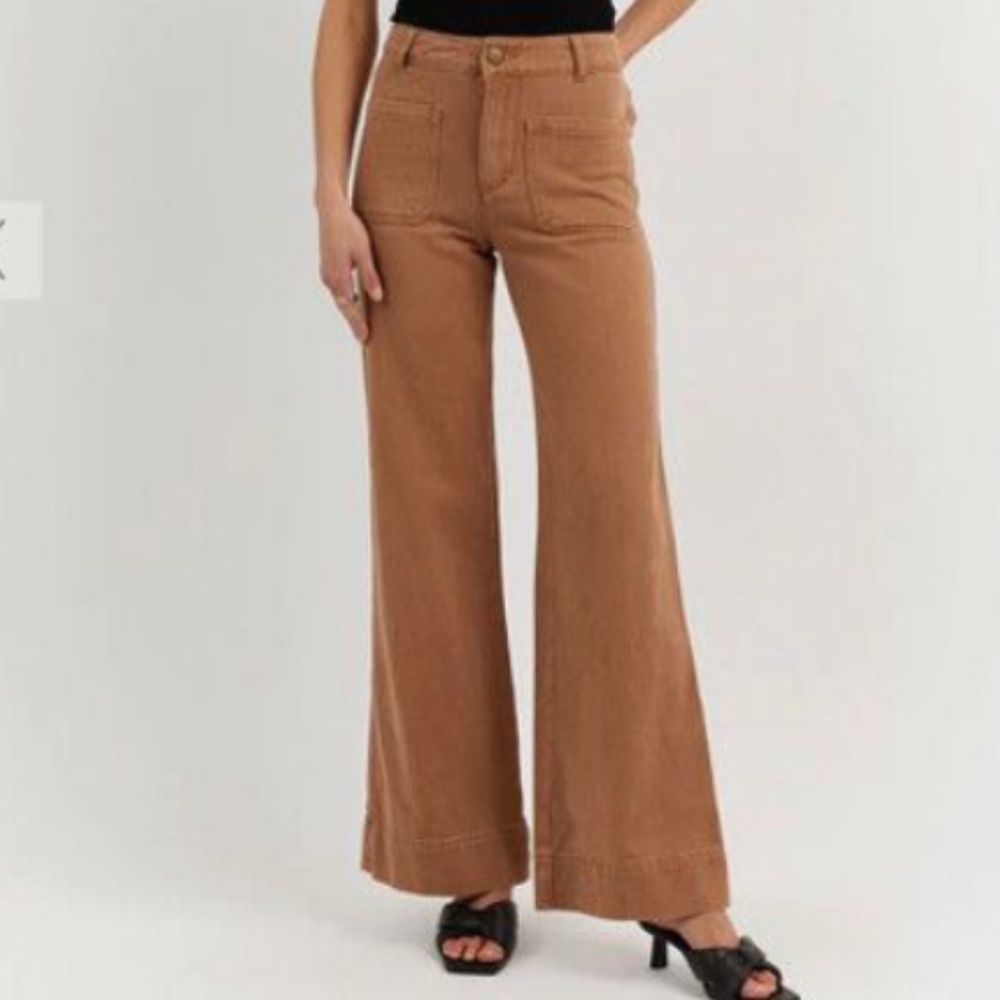 DISSH Brown Flare & Wide Leg Jeans